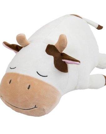 Миниатюра фотографии Abtoys мягкая игрушка коровка спящая 29 см