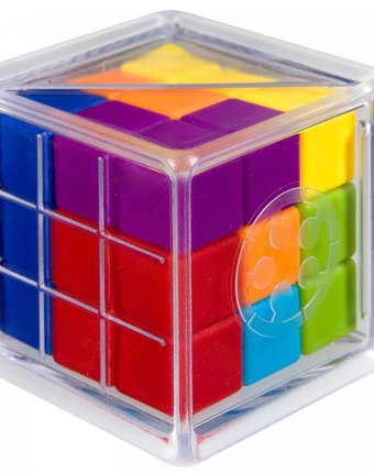 Миниатюра фотографии Bondibon логическая игра iq-куб go