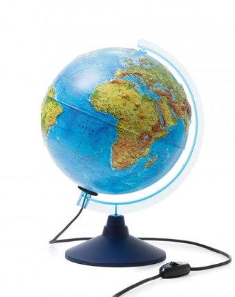 Миниатюра фотографии Globen глобус земли физико-политический интерактивный с подсветкой d-250 мм