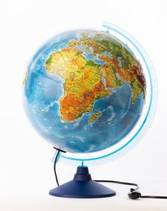 Миниатюра фотографии Globen глобус земли физико-политический рельефный 320 с подсветкой серия евро