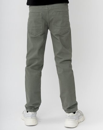 Миниатюра фотографии Темно-серые твиловые брюки button blue