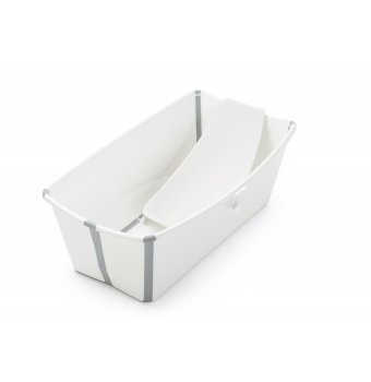 Миниатюра фотографии Набор stokke flexi: ванночка складная с подставкой и термочувствительной пробкой