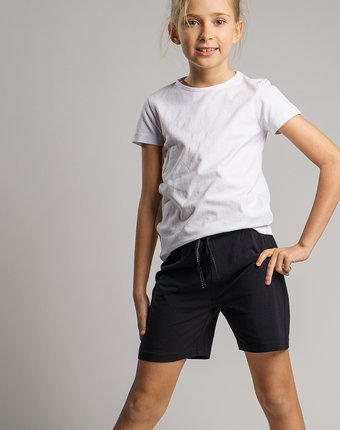 Миниатюра фотографии Комплект спортивный для девочки: футболка, шорты, мешок